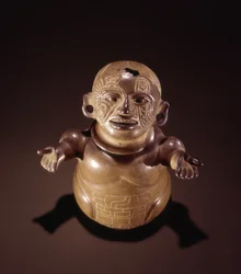 Effigy jar with lid, Teotihuacan Culture